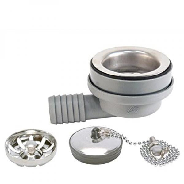 Ultra Mirror Finish Ambassador Marine Sink Drain with 1 1/2-Inch Chain Stopper Ultra Mirror Finish Ambassador Marine Sink Drain with 1 1/2-Inch Chain Stopper